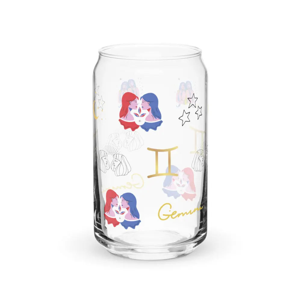 Soda Can Glass Cup (16 oz) - Gemini