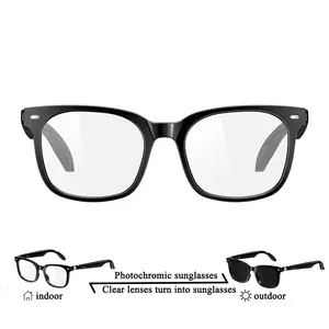 New Photochromic Smart Glasses, Multifunctional Smart Glasses, Bluetooth-compatible Calling, Music Control, Headphone Glasses, Ai Voice Assistant, Remote Photography