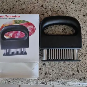 Meat Tenderizer Tool Heavy Duty 48 Stainless Steel Ultra Sharp Needle Blades for Chicken Steak Veal BBQ Kitchen Gadget Kitchenware Cutting Cooking