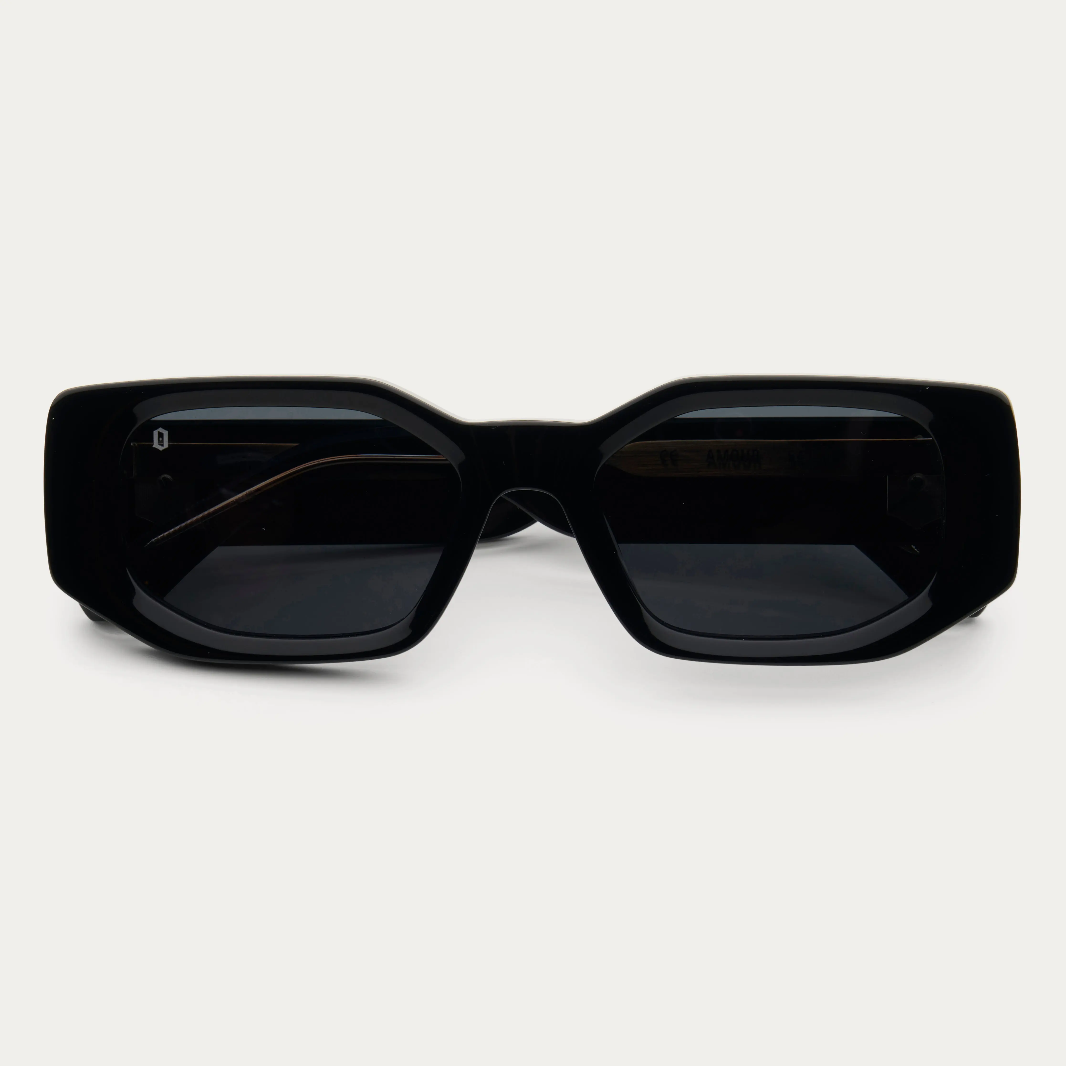 James Oro Black Amour Premium Acetate Sunglasses