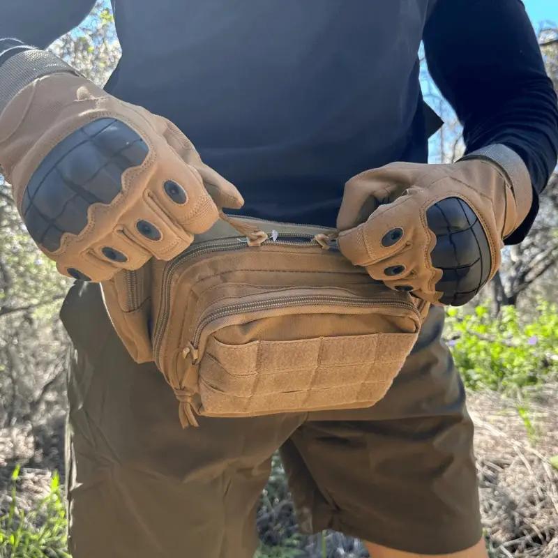 Tactical Full Finger Gloves with Soft Knuckle Protection,Touchscreen,Non-Slip,Breathable,For Outdoor Sports, Motorcycle Riding,Training,Hunting,Men Women,work gloves, father gifts #dealsforyoudays