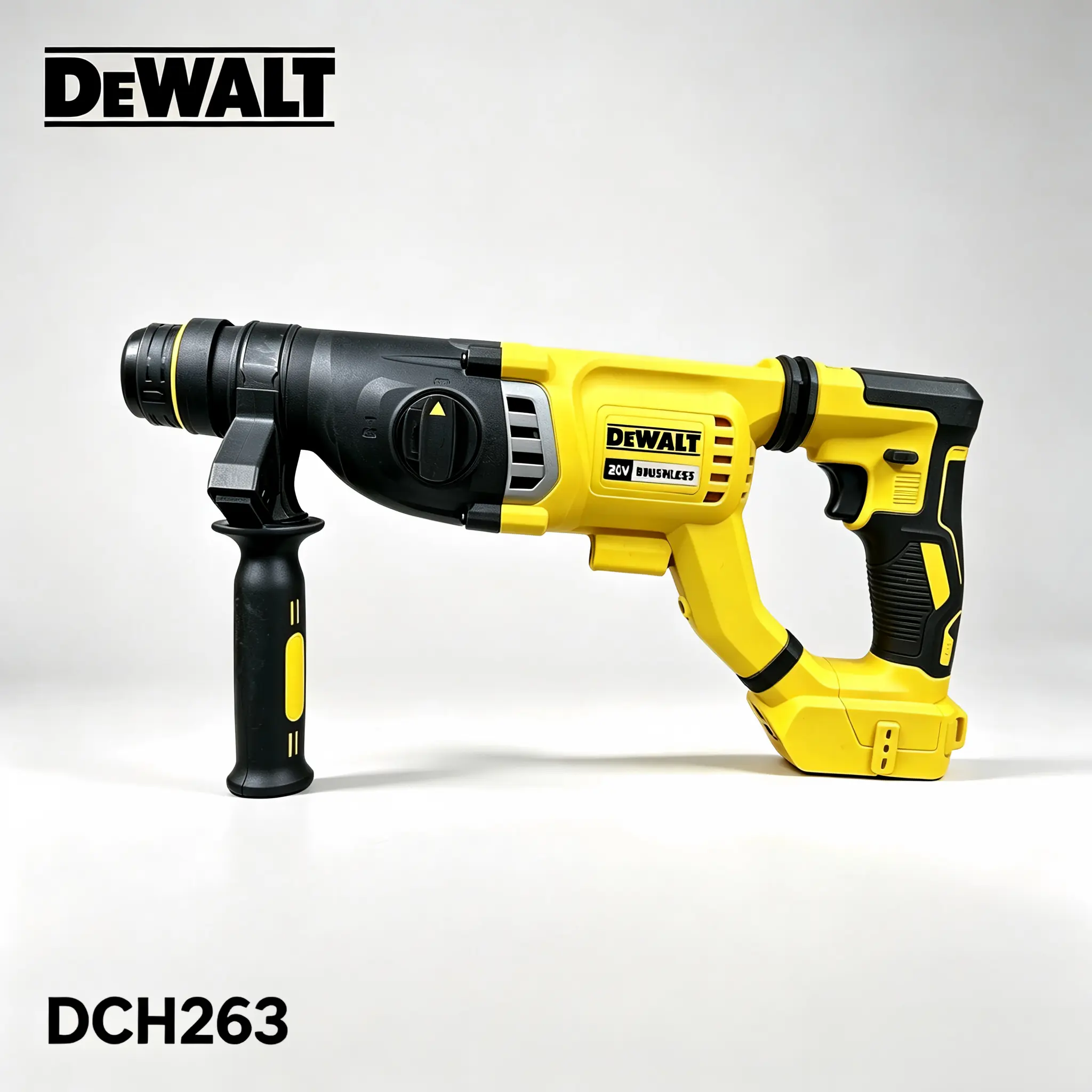 DeWalt 263 Complete Percussion Hammer Bundle, Commercial & Domestic Installation Hand Tool, Multi-Function Switch Design With Optimized Cooling & Built-In Work Light