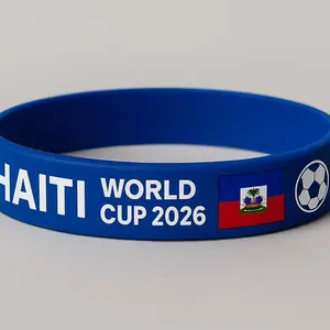 Haiti World Cup 2026 Silicone Bracelet