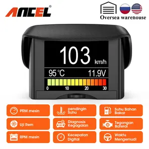 ANCEL A202 Car OBD Smart Digital meter Water temperature gauge voltage speed display