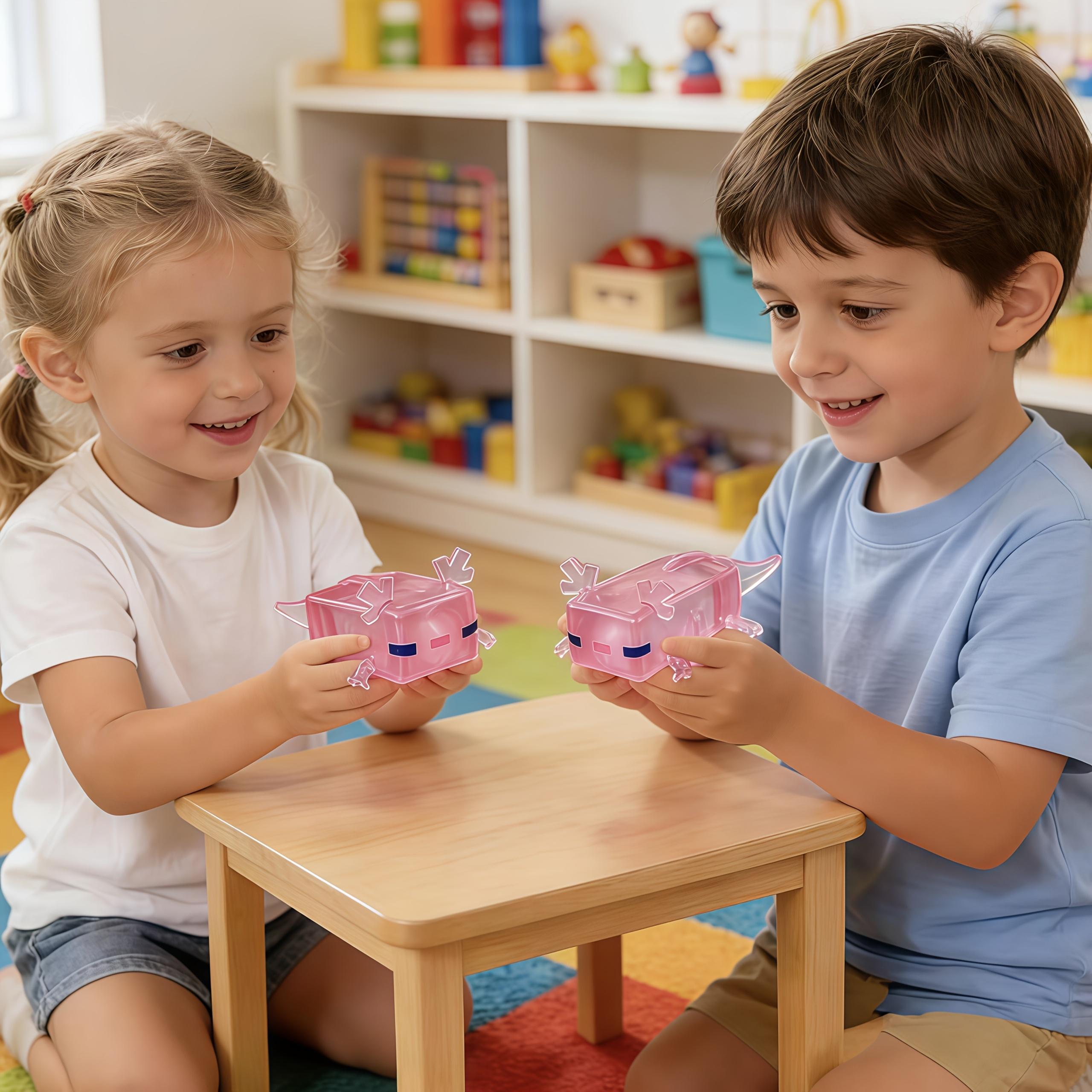 1pc Cute Pink Cartoon Animal Squeeze Toys, Slow Rebound Textured Sensory Fidget Toys for Relax, Classroom Office Party Favors Perfect Gift for Kids Teens Boys Girls