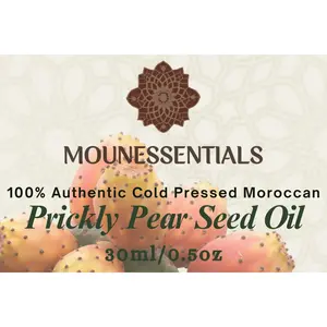 PURE MOROCCAN PRICKLY PEAR SEED OIL | YOUTH-RESTORING LIQUID GOLD FOR YOUTHFUL GLOWING SKIN & SILKY HAIR