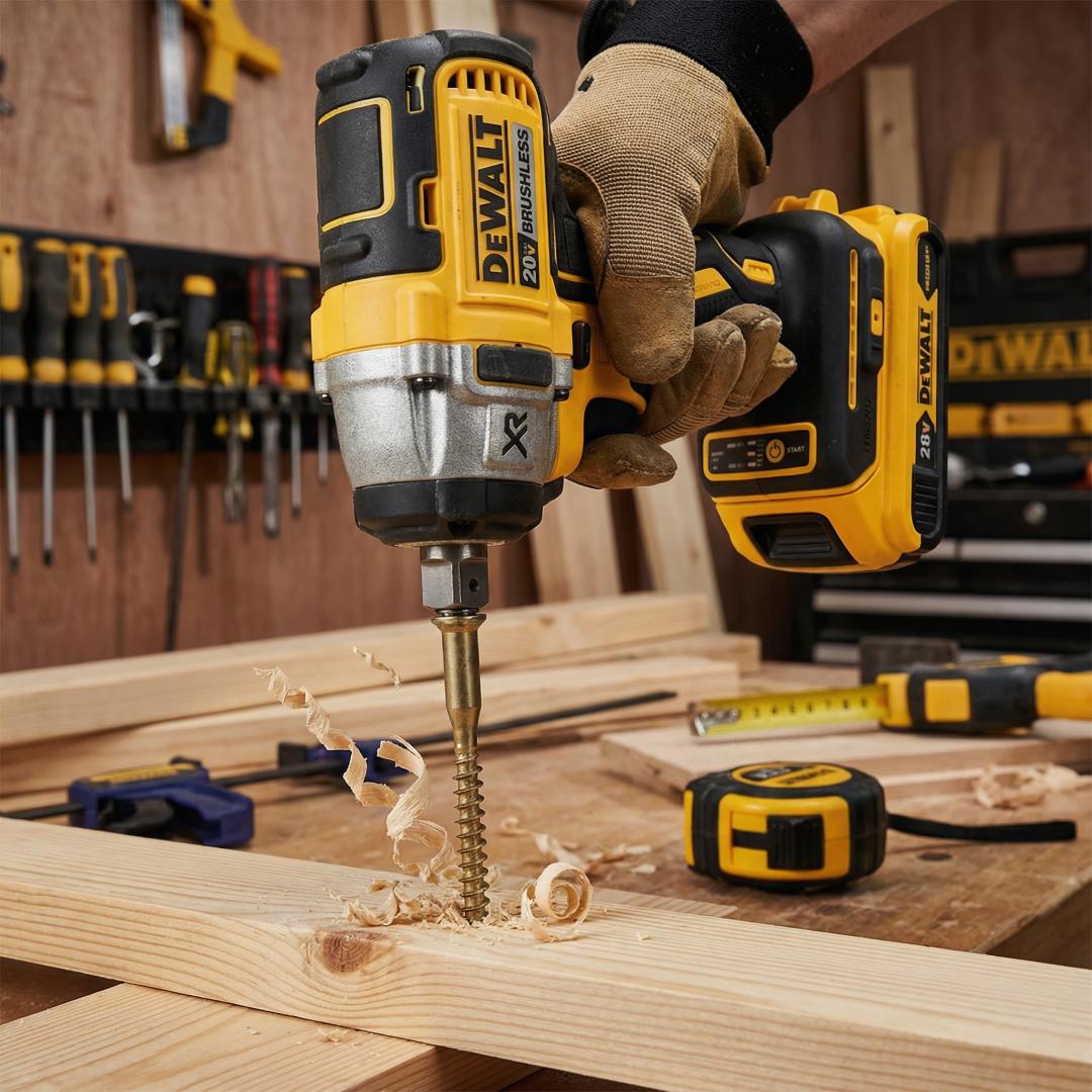 Dewalt DCF880 Cordless Impact Wrench 3250RPM Rechargeable Brushless Impact Wrench Compact 20V Battery Wireless Power Tools