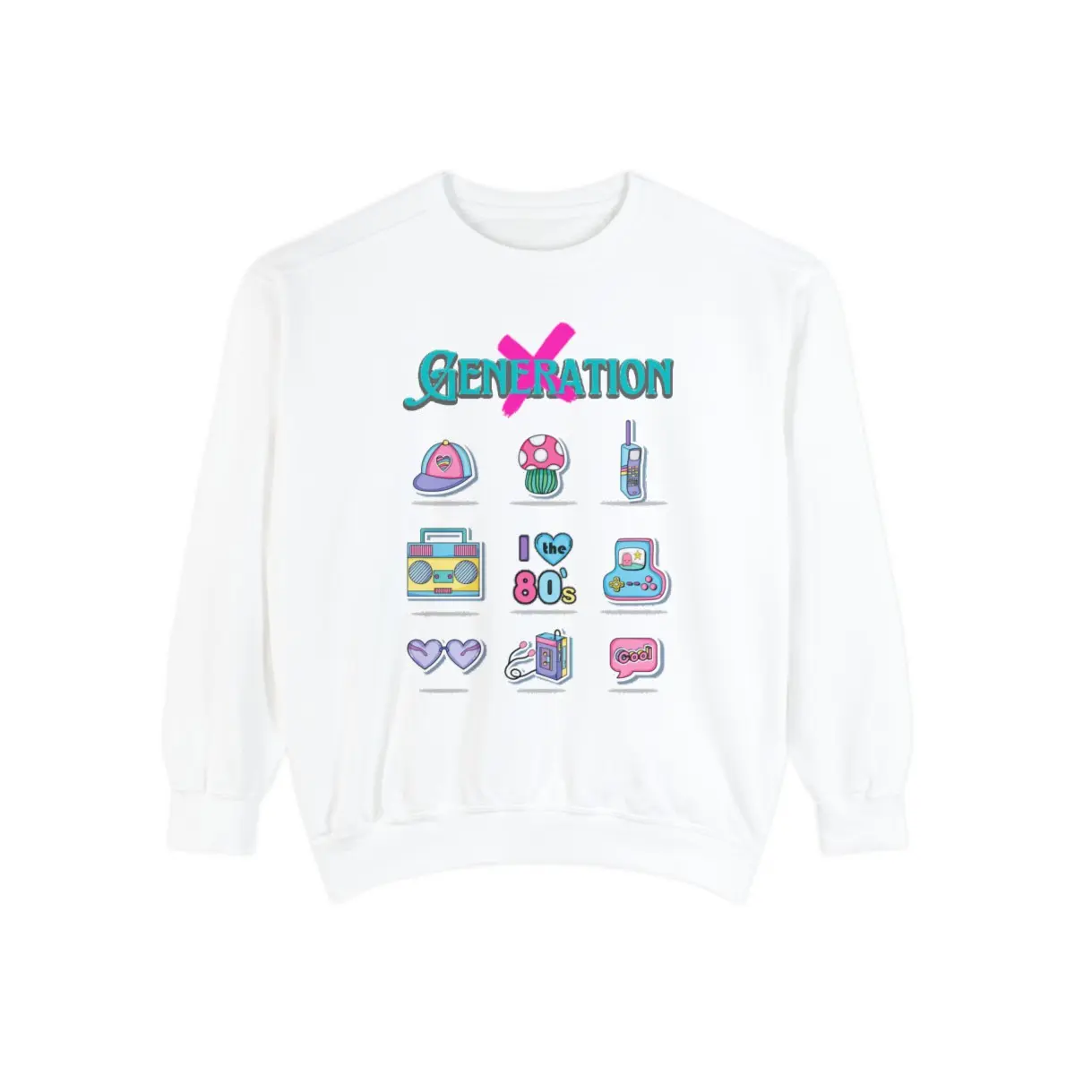 GenX throw-back Unisex Garment-Dyed Sweatshirt