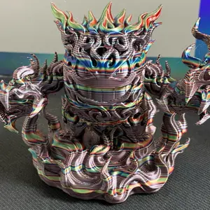 PSYCHEDELIC GENGAR 3-D PRINT