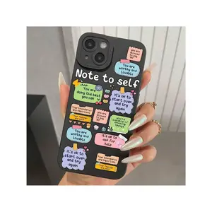 Case,  Angel Eye Full Cover Shockproof Black Soft Case - Words of Encouragement for Yourself, Boyfriend and Girlfriend, Birthday Gift -phone Case Suitable for Iphone 11/12/13/14/15/16/17 Pro Promax Plus Air and Samsung S22/S23/S24/S25 Plus Ultra Fe