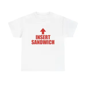 Insert Sandwich T-Shirt | Arrow Graphic, Funny Food Tee