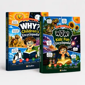 Kids’ Fun Encyclopedia (Comic Version) – Illustrated Question & Answer Science Book for Children Ages 3–12 | Hardback Educational Encyclopedia for Early Learning