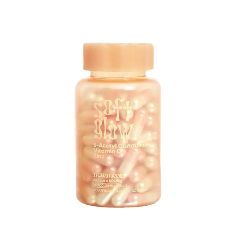 New Moon Soft Glow by Dear Face – S-Acetyl Glutathione + Rosehip + Marine Collagen + Vitamins & Zinc – Food Supplement (60 Capsules x 500mg)