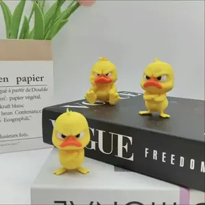 2Pcs Funny Angry Duck Statue, Cute Cartoon Figurine,Cute Desktop or Car Interior Decoration, Multi-Purpose Indoor-Outdoor Home Decor Gift forFamily and Friends