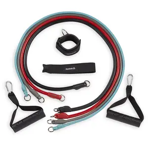 Reebok Delta Total Body Resistance Kit, Interchangeable Tubing