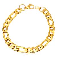 9mm-Figaro Chain-Golden
