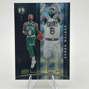 Panini 19-20 Black Kemba Walker #/5 Boston Celtics Basketball Trading Card Limited Edition Collectible