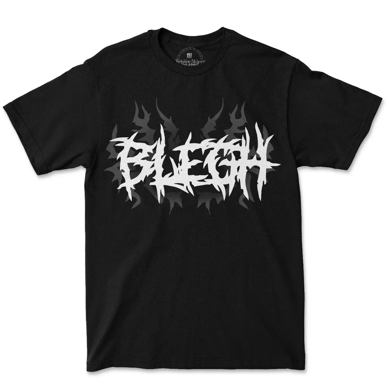 Forbidden Alchemy Signature - BLEGH Shortsleeve 100% Cotton Menswear Crewneck Tshirt