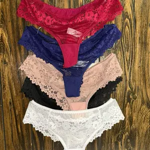 High Quality Floral Lace Thong Panty (Tanga / Hilo Dental) — Available Individually