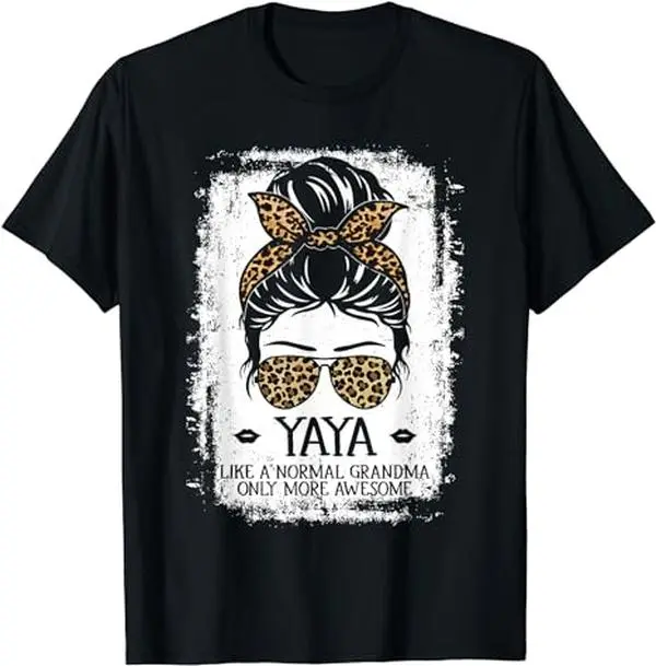 Albatross  Yaya Like A Normal Grandma Only More Awesome Women Grandma T-Shirt