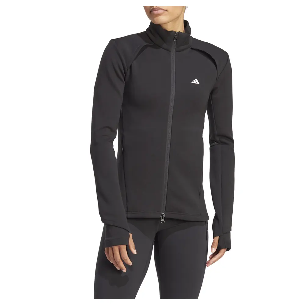 adidas Womens Cover-Up Training Athletic Outerwear Casual - Black