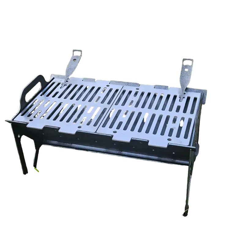 Slot Grill Full Size - Carbon Steel Outdoor Camping Supplies Outdoor Picnic Blanket