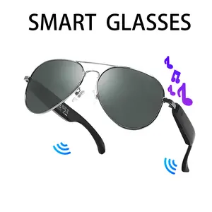Wireless Music Glasses, Open-Air Sound, Long-Wear Comfort, No Ear Pain, Call Without Phone, Ultra-Light, Daily Commute Eyewear, Wearable Smart Glasses, Wireless Audio Glasses