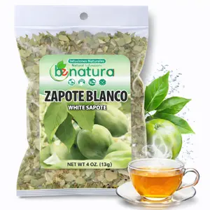 Zapote Blanco Herbal Tea 4 oz (113g) - 100% Natural White Sapote Leaves from Mexico - Traditional Loose Leaf Tea - Caffeine-Free, Non-GMO, Vegan - Authentic Mexican Herbs by Bexpertsusa