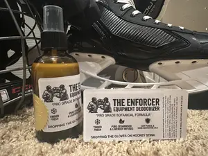 The Enforcer: "The Enforcer Sports Gear Deodorizer Spray - Professional Strength Hockey Odor Eliminator"