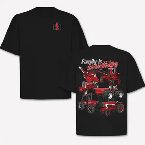 Family Is Everything International Harvester Ih Tractor T-shirt, Vintage Red Farm Tractor Graphic Tee, Classic Farming Shirt For Men Women, Case Ih Inspired, Farmer Gift, Farm Life, Rural Country Apparel, Agricultural Equipment Lover, Men Birthday Gift