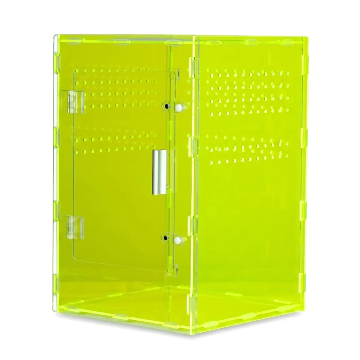 MonsterBox Enclosure's 8x8x12 Acrylic Reptile Tank – Cyberpunk Light Green Terrarium MonsterBox Enclosure's 8x8x12 Acrylic Reptile Tank – Cyberpunk Light Green Terrarium