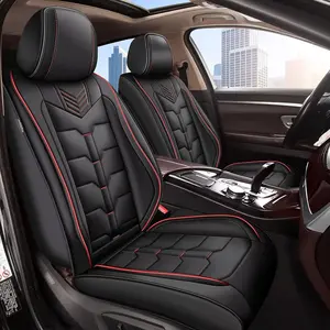 Car Seat Covers For 2/5 Seats, Full Set Universal SeatCoversfor Cars, Waterproof PU Leather Auto Seat ProtectorsCarinteriors Fit For Nissan /Honda /Civic /CRV /Hrv /Kia/Sorento/Toyota /Corolla /4Runner /Camry /Hyundai /Mazda