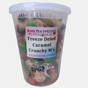 Caramel Crunchy M’s (Freeze Dried Candy) - Crunchy Sweet Snack Candy