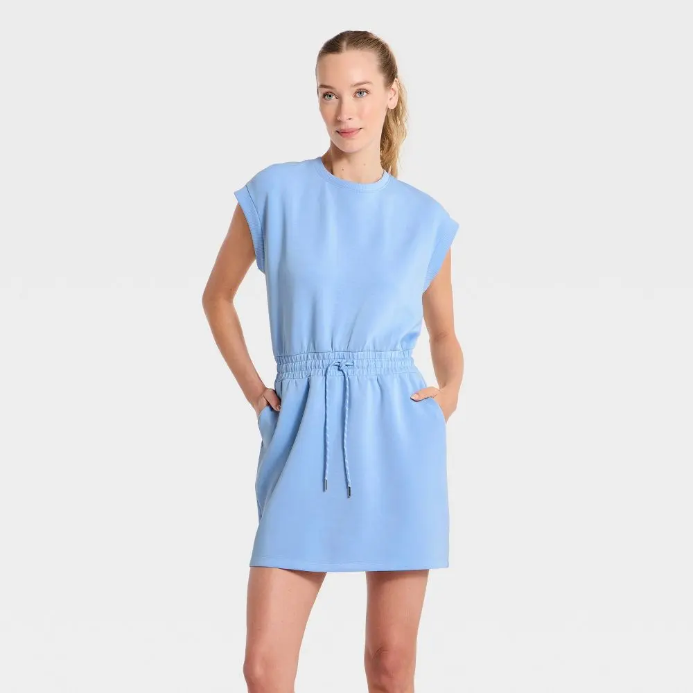 Women's Airy Sleek Dress - All In Motion Light Blue M