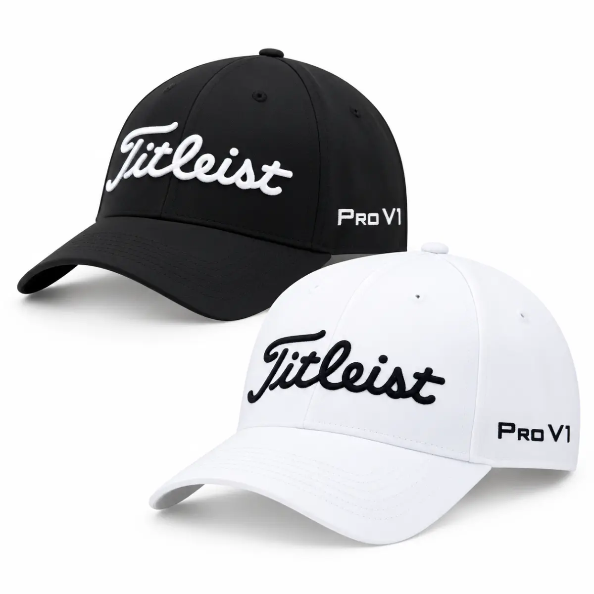 Titleist Standard Tour Performance Hat – Lightweight 4-Way Stretch Baseball Cap with UPF 50+ Sun Protection, Moisture-Wicking Fabric, Adjustable Closure & Curved Brim for Men & Women, Ideal Gift