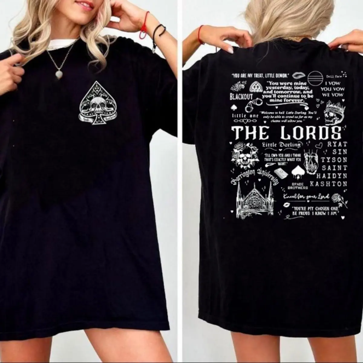 The L.O.R.D.S Series Hoodie, Dark Romance Sweatshirt, Book Lover Gifts Shirt, Gift For Book Fan, Unisex Sweater Pullover Tee