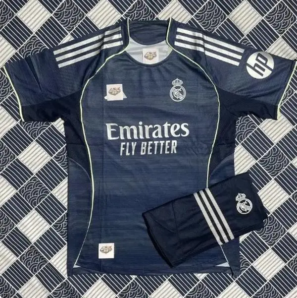 Real Madrid 2026 Football Kit – Premium Thai Textured Polyester Fabric