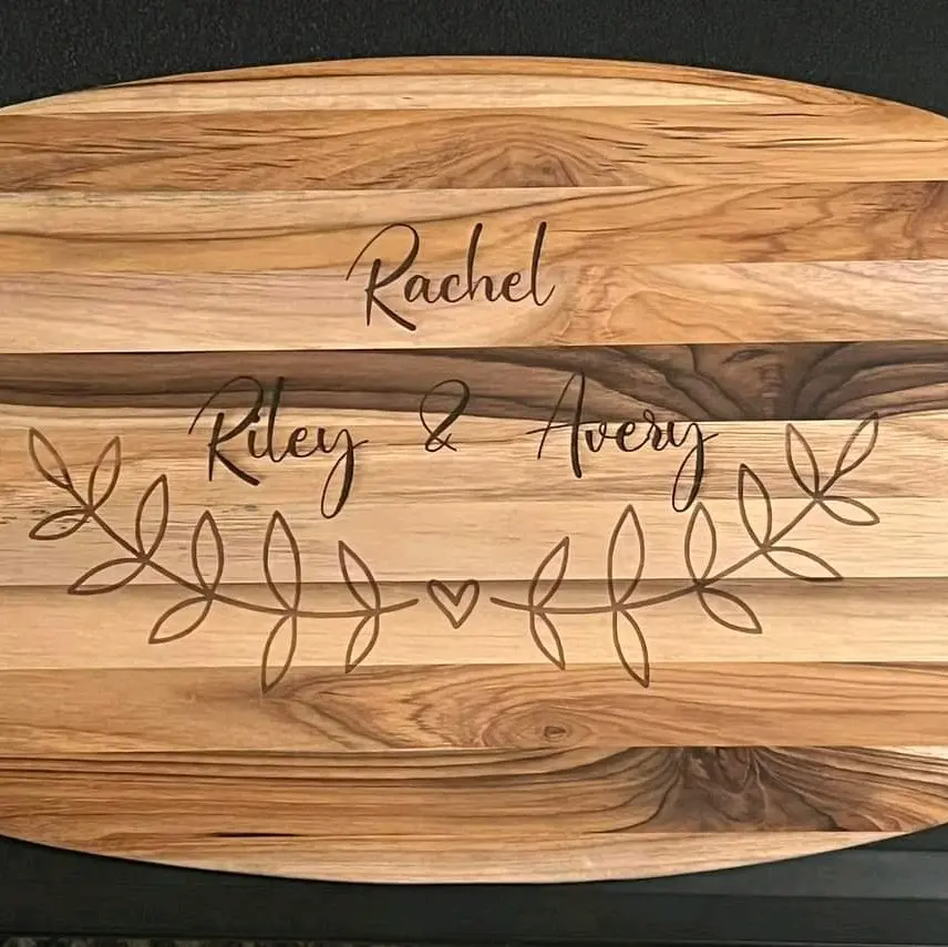 Customized Laser Engraved Cutting Boards for Kitchen Chopping