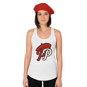 Breathable Fashionista Women's Pooch Poodle Logo Sports Tank Top - Summer Active Wear Comfortable & Stylish