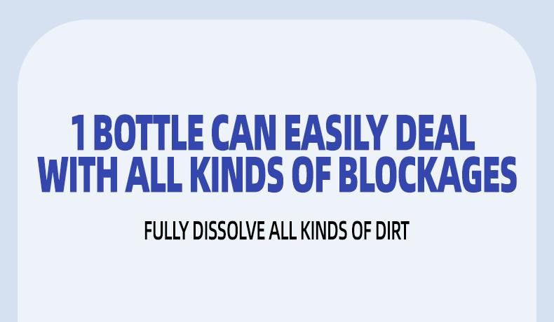 Lanwexy-Powerful Pipe Dredging Agent for Kitchen and Toilet Pipelines - Dissolves 200+ Blockages and Kills 99% of Bacteria