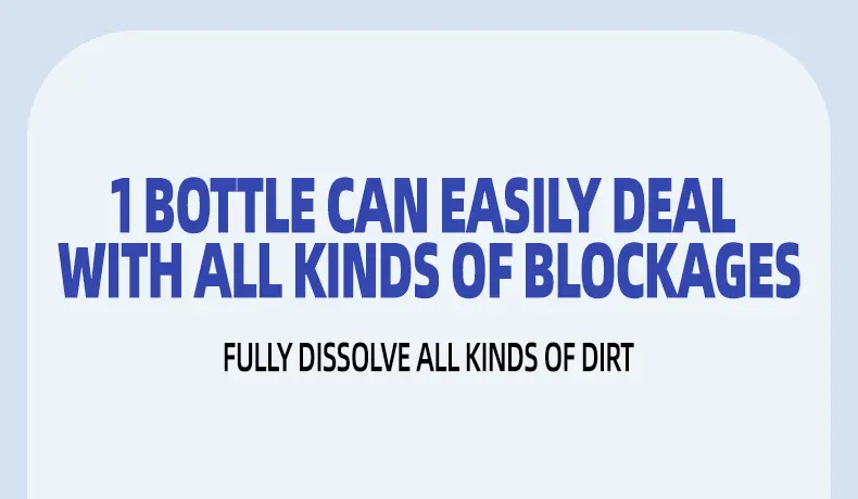 Product Introduction of Lanwexy-Powerful Pipe Dredging Agent for Kitchen and Toilet Pipelines - Dissolves 200+ Blockages and Kills 99% of Bacteria 3