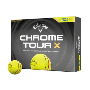 Callaway Golf Chrome Tour X Triple Track Yellow Golf Balls
