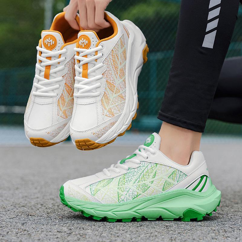 reverse Fashion Must-Have: Glowing Leaf Women’s Sneakers - Breathable DO1 Mesh Lining & Cold-Stick Craft for Durability