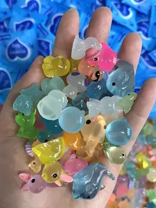 10pcs Surprise Resin Blind Bags, Mini Resin Animals, Luminous Resin Cute Animal Ornaments, Creative Decorations, Cute Collectible Figurines, Can Be Used As Micro Landscape Decorations, Suitable For Surprise Gifts For Friends, Lovers And Classmates
