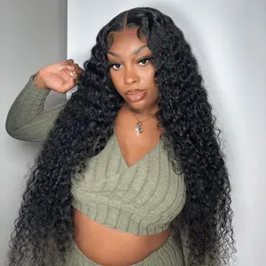 [LIVE SUPER DEAL 28Inch=$259] Wiggins Hair Deep Wave 5x7 Lace Closure Wigs Human Hair Pre Plucked Pre Cut Lace Wig Glueless TikTokShopBlackFriday