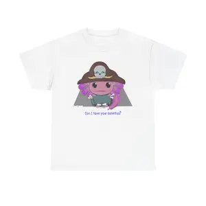 Axolotl Pirate Tee | Cute Pirate Axolotl Illustration