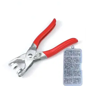 5-claw Button Plier & Button Set, Hand Press Plier & Storage Box, Multifunctional Button Tool for Clothes, Bedding, Bag, Shoes, Jeans, Jacket