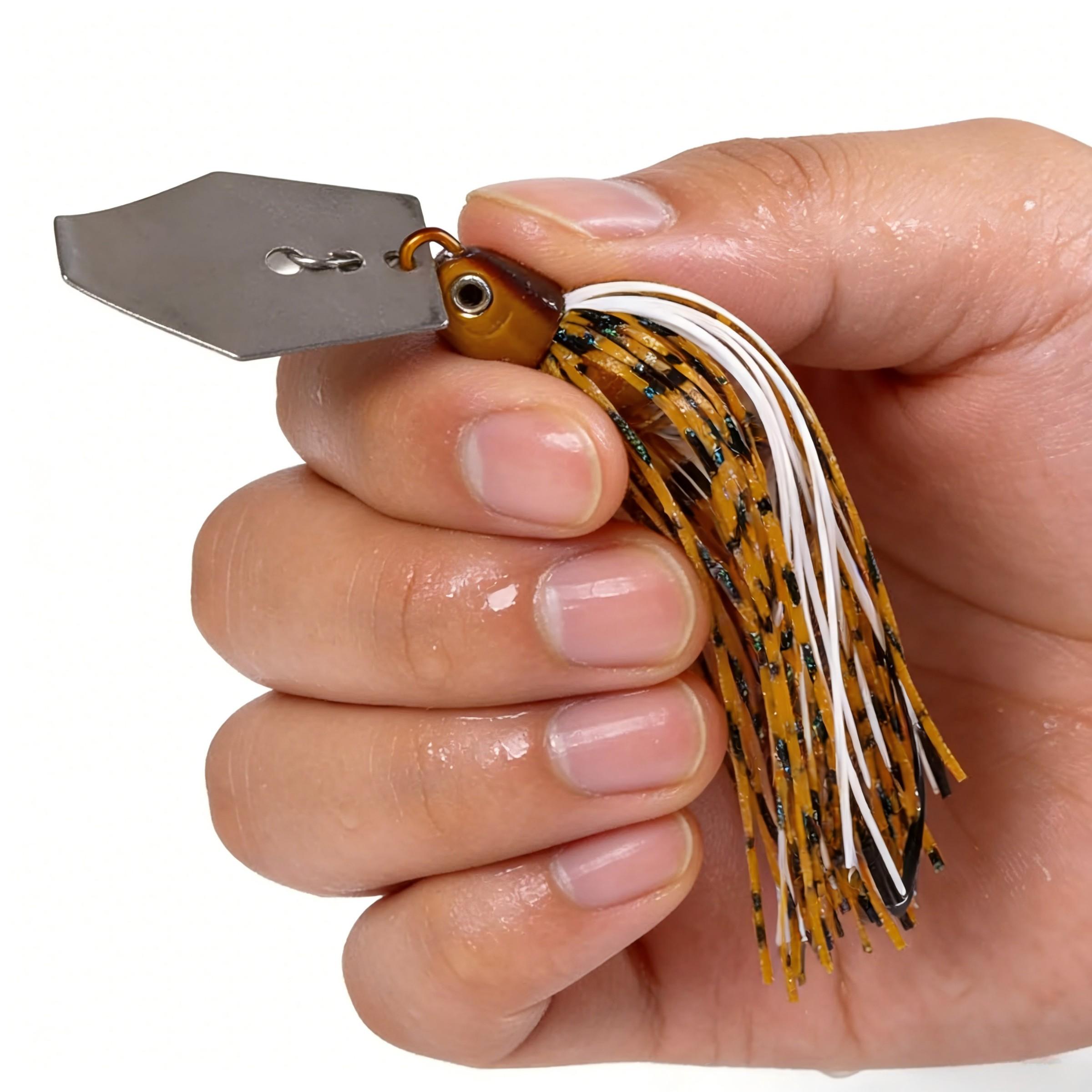 Fishing Lures with Hook (6 Counts/set), Artificial Wobbler Buzzbait Jigging Lure, Spinner Spoon for Pike, Outdoor Fishing Accessories, Fishing Lure Kit