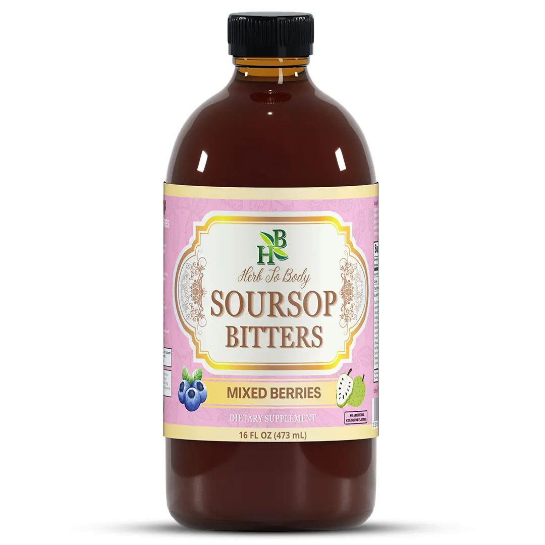 Soursop Bitters Mixed Berries – Immune & Digestive Support | Herb to Body
