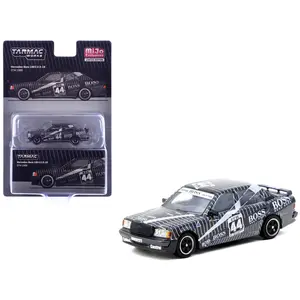 Mercedes-Benz 190 E 2.3-16 #44 "Deutsche Tourenwagen Meisterschaft" (1988) "Global64" 1/64 Diecast Model Car by Tarmac Works